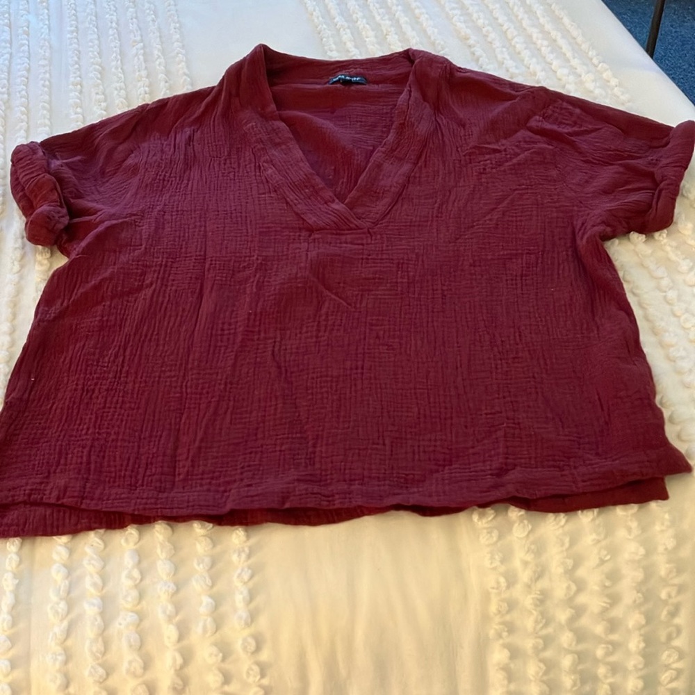 Dear John gauze v neck